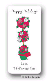 Dinky Designs Holiday Stickers - Merry Topiary