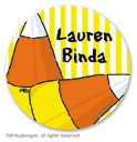 Dinky Designs - Holiday Small Round Stickers (Candy corns) (RRS2-716C-03)