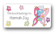 Dinky Designs Gift Stickers - Multi-colored Flutterby (105M)