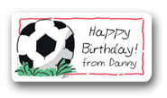 Dinky Designs Gift Stickers - Soccer Ball (116S)