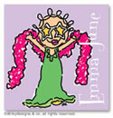Dinky Designs Gift Stickers - Star Jane (Square) (SQ1-414S)