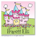 Dinky Designs Gift Stickers - Pretty Princess (Square) (SQ1-756P)