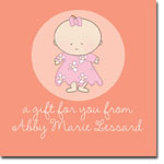 I'm Inkpressed Gift Stickers - Little Abby (Holiday Papers #GS-1202)