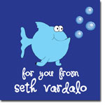 I'm Inkpressed Gift Stickers - Fishy (Holiday Papers #GS-1206)