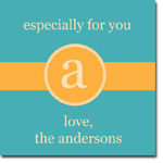 I'm Inkpressed Gift Stickers - Initial (Holiday Papers #GS-1208)