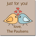 I'm Inkpressed Gift Stickers - Lovebirds (Holiday Papers #GS-1216)