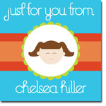 I'm Inkpressed Gift Stickers - Smiley Girl (Holiday Papers #GS-1220)