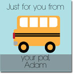 I'm Inkpressed Gift Stickers - Schoolbus (Holiday Papers #GS-1223)