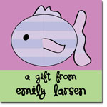 I'm Inkpressed Gift Stickers - Clown Fish Grape (Holiday Papers #GS-1227)