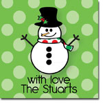 I'm Inkpressed Gift Stickers - Snowman (Holiday Papers #GS-1237)