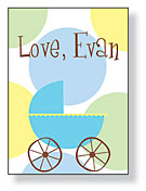 Inkwell Gift Stickers - Carriage Boy (S1-116Z)