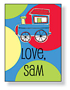 Inkwell Gift Stickers - Carriage Girl (S1-117Z)