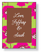 Inkwell Gift Stickers - Poppy Pink (S1-124Z)