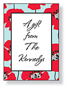 Inkwell Gift Stickers - Poppy Red (S1-125Z)