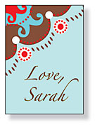 Inkwell Gift Stickers - Lola Blue (S1-127Z)
