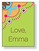 Inkwell Gift Stickers - Lola Green (S1-128Z)