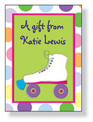 Inkwell Gift Stickers - Girls Rollerskate (S1-157Z)