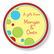 Inkwell Gift Stickers - Birthday Dot (Round) (SC-41Z)