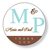 Inkwell Gift Stickers - Mod Monogram (Round) (SC-43Z)