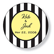 Inkwell Gift Stickers - Crisp Black (Round) (SC-57Z)
