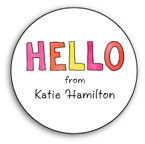 Kelly Hughes Designs - Gift Stickers (Hello My Name Is - Sassy) (r389)