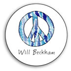 Kelly Hughes Designs - Gift Stickers (Peace Out Blue - Sassy) (r390)
