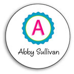 Kelly Hughes Designs - Gift Stickers (Pink Bottlecap - Sassy) (r398)
