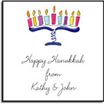 Kelly Hughes Designs - Gift Stickers (Menorah - Holiday) (s138)