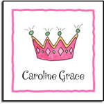 Kelly Hughes Designs - Vinyl Gift Stickers (Little Princess - Kids) (s324)