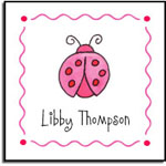 Kelly Hughes Designs - Vinyl Gift Stickers (Little Ladybug - Kids) (s330)