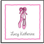 Kelly Hughes Designs - Vinyl Gift Stickers (Ballerina Girl - Kids) (s336)