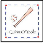 Kelly Hughes Designs - Vinyl Gift Stickers (Baseball Buff - Kids) (s342)