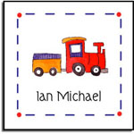 Kelly Hughes Designs - Vinyl Gift Stickers (Choo Choo - Kids) (s349)