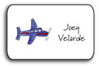 Kelly Hughes Designs - Vinyl Gift Stickers (Airplane - Kids) (sv326)