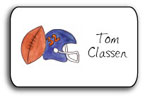 Kelly Hughes Designs - Vinyl Gift Stickers (Football Fanatic - Kids) (sv346)