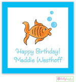 Gift Stickers by Kelly Hughes Designs (Goldie The Fish - Sweet)