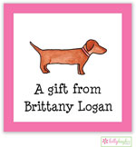 Gift Stickers by Kelly Hughes Designs (Hot Diggity Dog - Sassy)