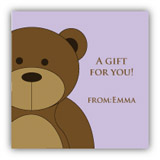 Mayberry Design - Gift Stickers (Teddy Lavender) (1030-2ss)
