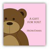Mayberry Design - Gift Stickers (Teddy Light Pink) (1032-2ss)