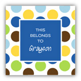 Mayberry Design - Gift Stickers (Polka Dots Blue) (1033-2ss)