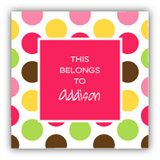 Mayberry Design - Gift Stickers (Polka Dots Pink) (1034-2ss)