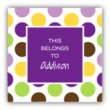 Mayberry Design - Gift Stickers (Polka Dots Purple) (1035-2ss)