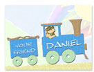 Name Doodles - Large Rectangle Gift Stickers (Lil' Train) (GETT-G5)