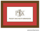 PicMe Prints - Gift Stickers - Chocolate Border Paprika (SCXME1373)
