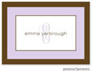 PicMe Prints - Gift Stickers - Chocolate Border Lavender (SCXME1375)