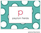 PicMe Prints - Gift Stickers - Big Ol' Dots Turquoise (SCXME1846)