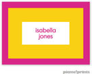 PicMe Prints - Gift Stickers - Bold Bands Hot Pink/Sunshine - NO MOTIF (SCXME2385)