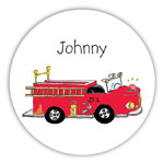 Chatsworth Robin Maguire - Gift Stickers (Fire Engine) (DS-14-280)