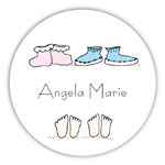 Chatsworth Robin Maguire - Gift Stickers (Baby Bootiess) (DS-14-433)