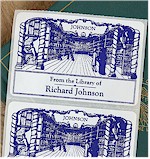 Rytex Bookplate Labels - Library (B3-337-338)
